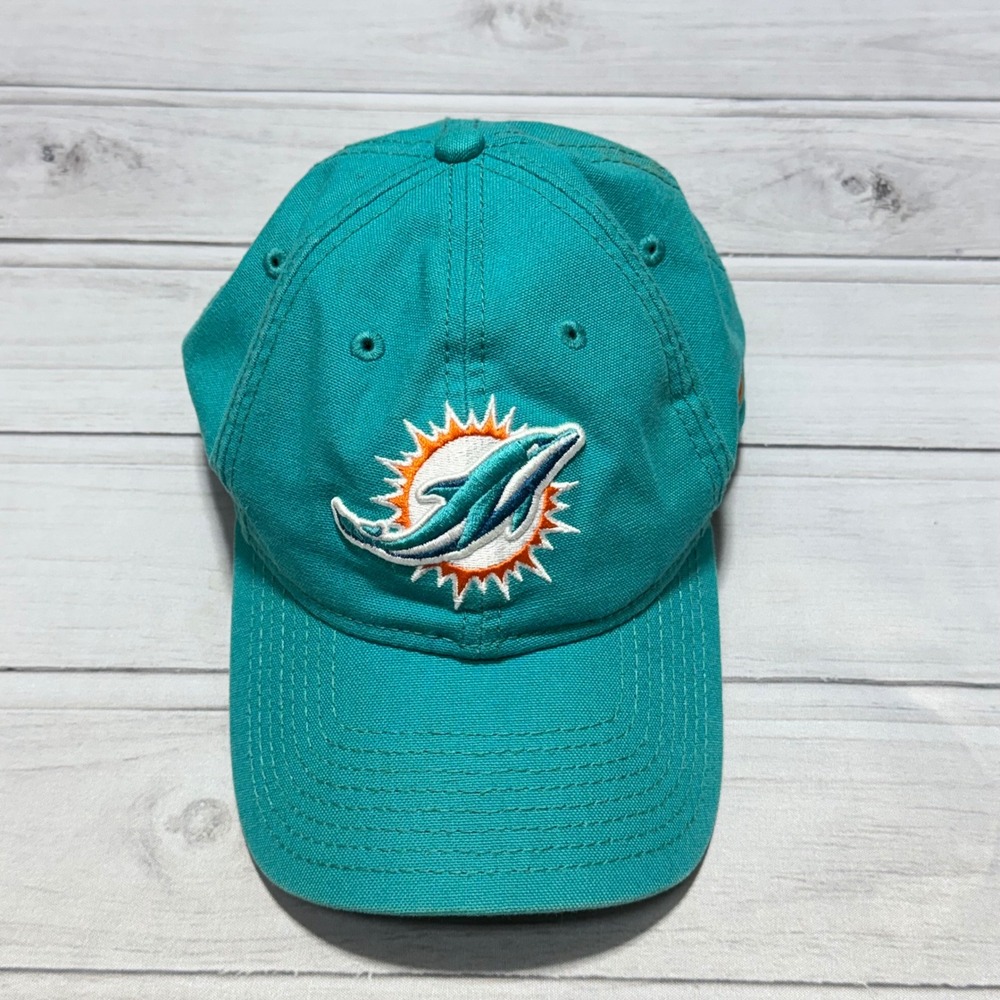 New Era Miami Dolphins Hat Mens OSFA Teal 9TWENTY NFL Adjustable Cap